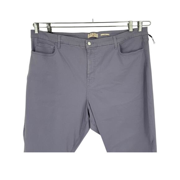 Jen7 by 7 for All Mankind Capri w/ Side Slits purple plus size 26 - Picture 2 of 6